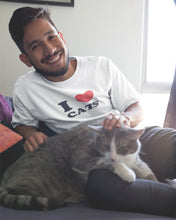 Load image into Gallery viewer, I Love Cats T-shirt
