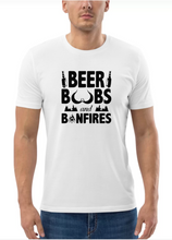 Load image into Gallery viewer, Beer Boobs Bonfire T-shirt
