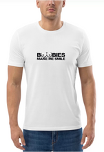 Load image into Gallery viewer, Boobies Make Me Smile T-shirt
