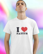 Load image into Gallery viewer, I Love Fattys T-shirt
