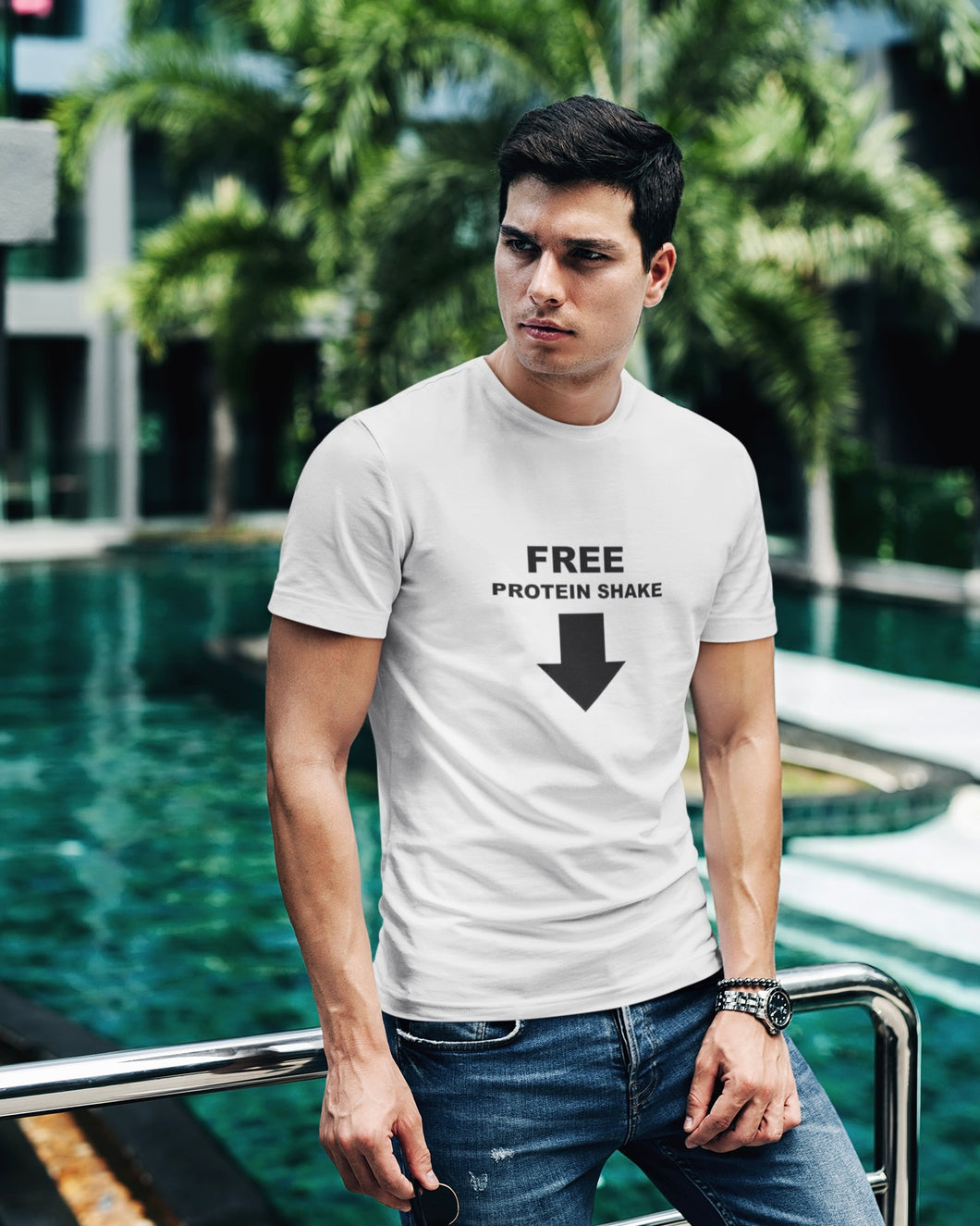 Free Protein Shake T-shirt