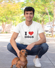 Load image into Gallery viewer, I Love Dogs T-shirt
